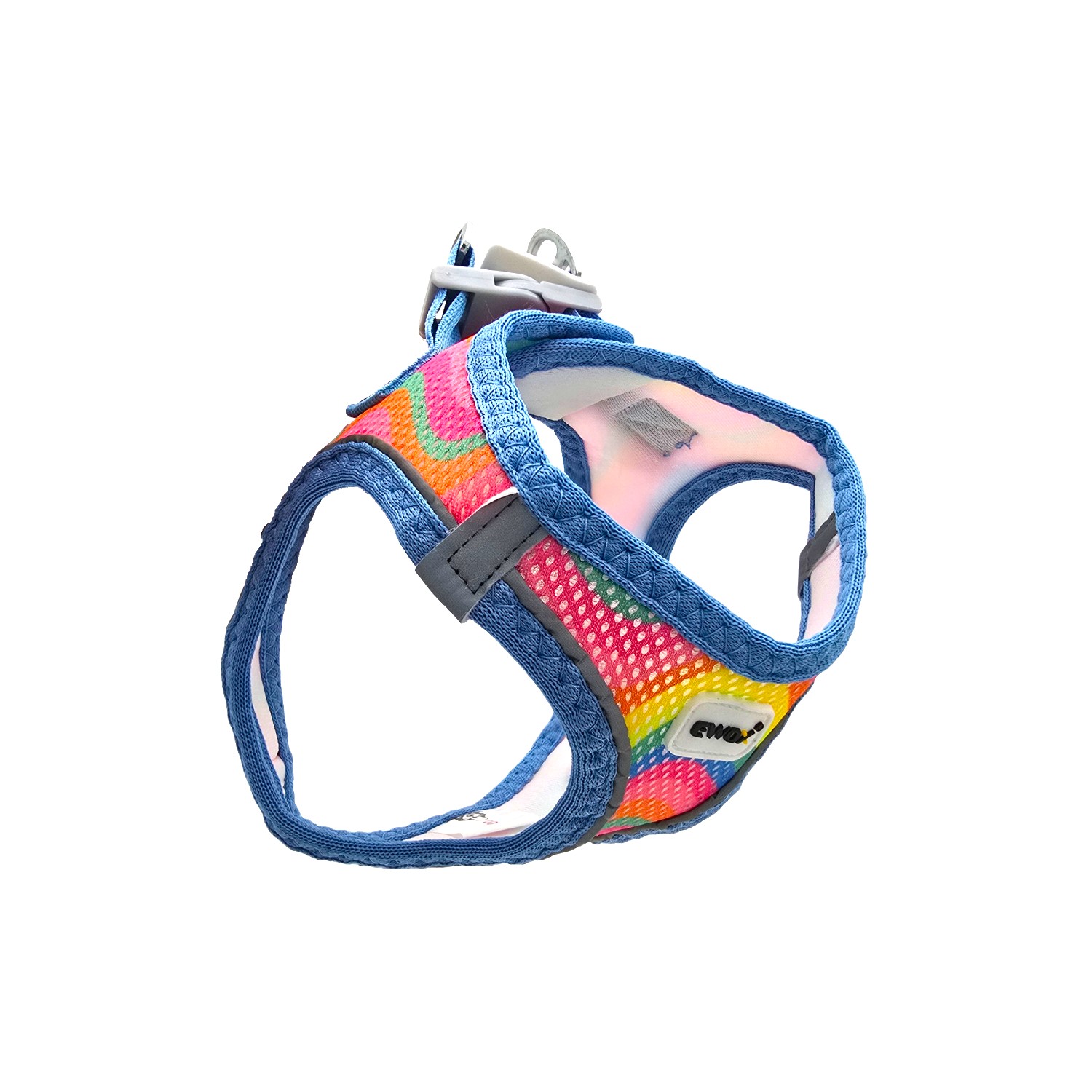 Air Mesh Gökkuşağı Desenli Göğüs Tasması Seti (3XS–XL) - 2