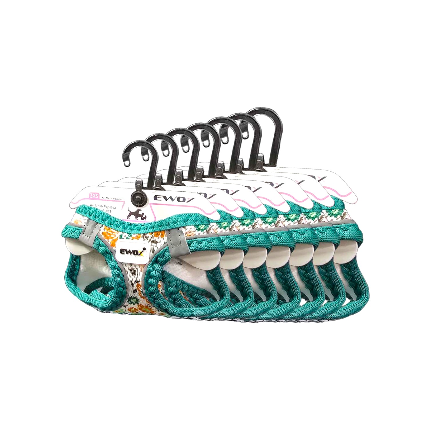 Air Mesh Papatya Desenli Göğüs Tasması Seti (3XS–XL) - 1