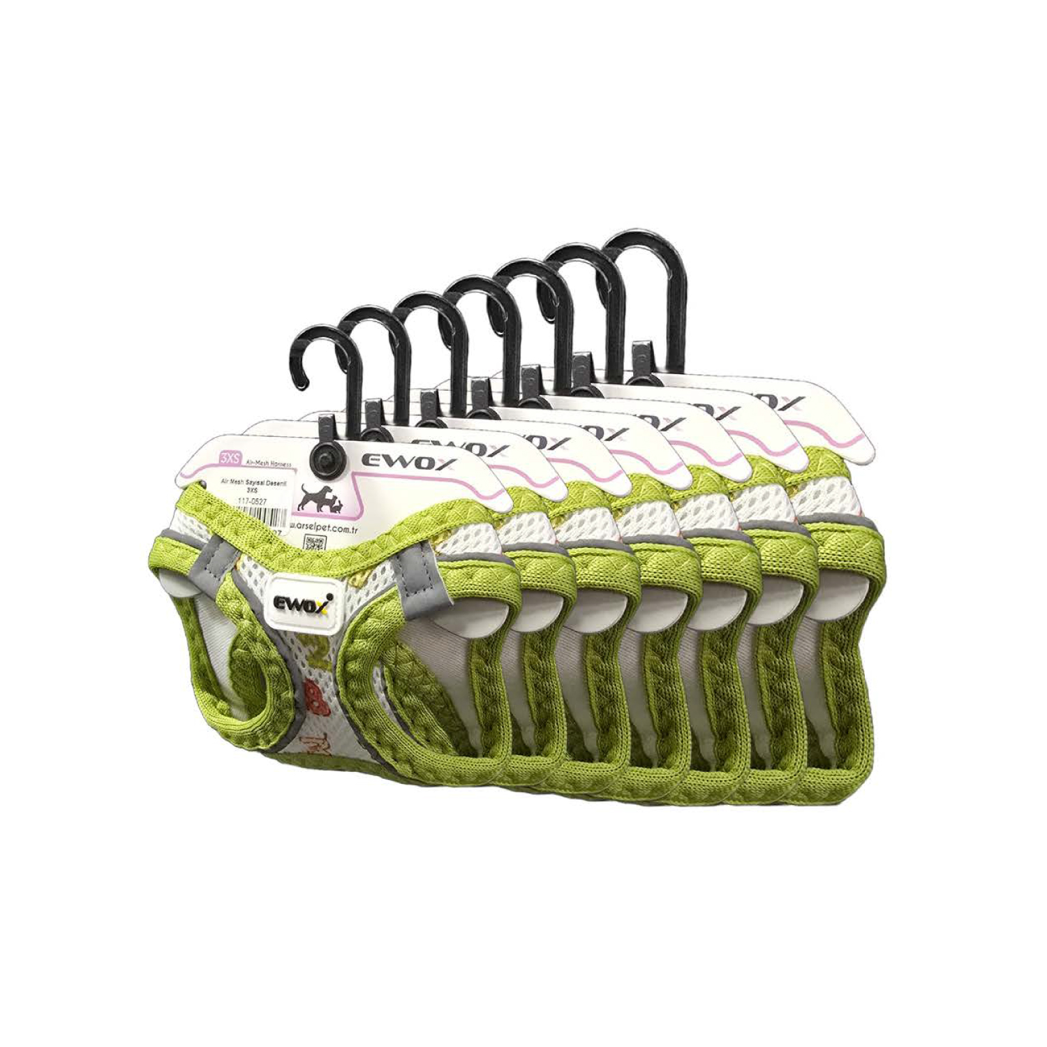 Air Mesh Sayısal Desenli Göğüs Tasması Seti (3XS–XL) - 1