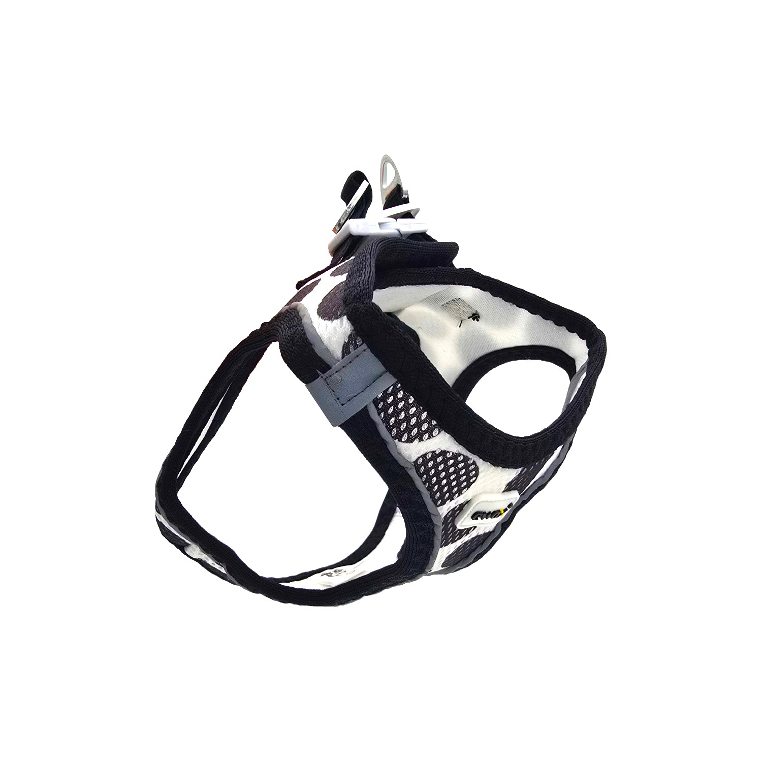 Air Mesh Siyah Puantiyeli Göğüs Tasması Seti (3XS–XL) - 2
