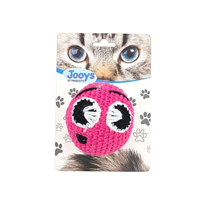 Jooys Amigurumi Kedi Oyuncağı Pembe Emoji - 1