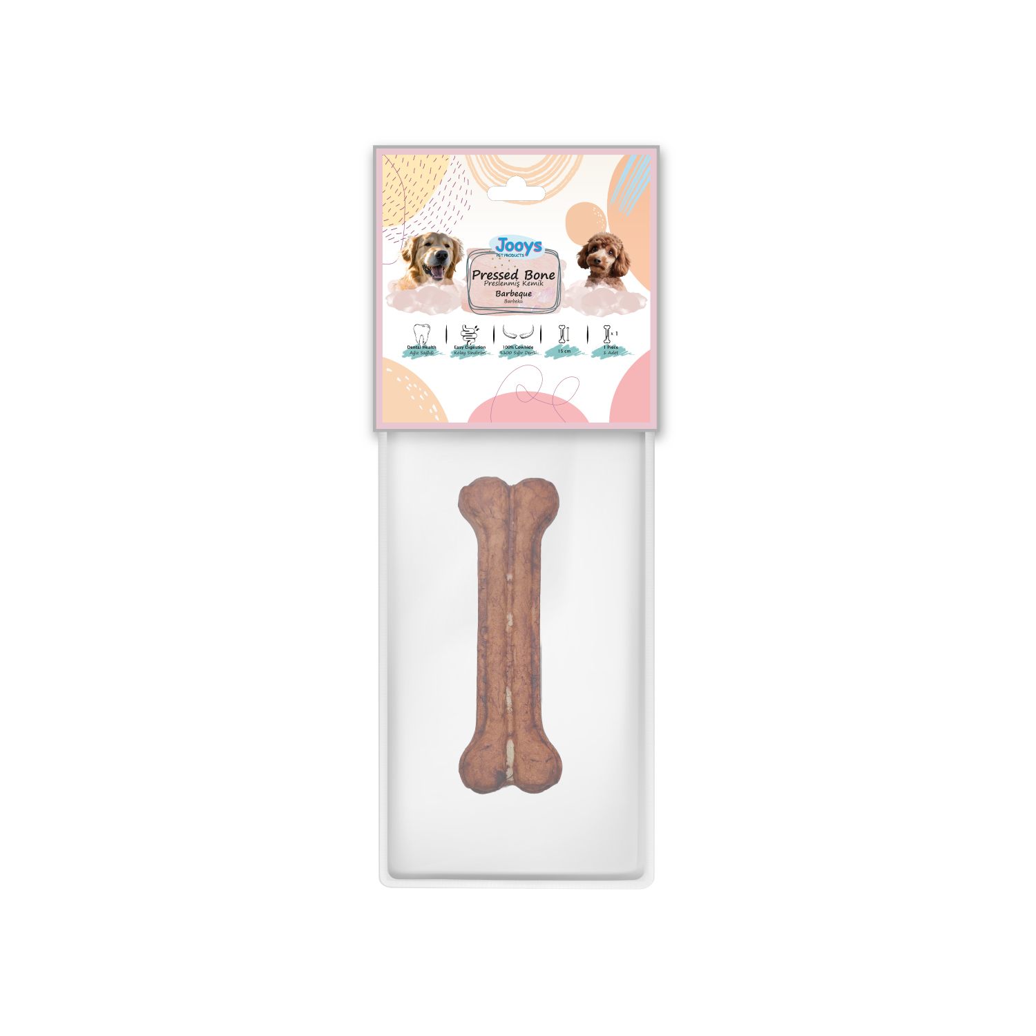 Jooys Barbekü Soslu Pres Kemik 15 cm – 1’li - 1