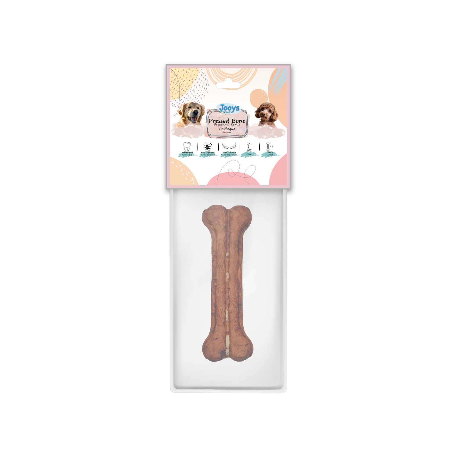 Jooys Barbekü Soslu Pres Kemik 22 cm – 1’li - 1