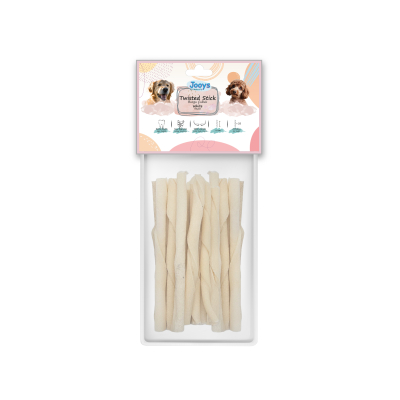 Jooys Beyaz Burgu Çubuk 12 cm – 25’li - 1