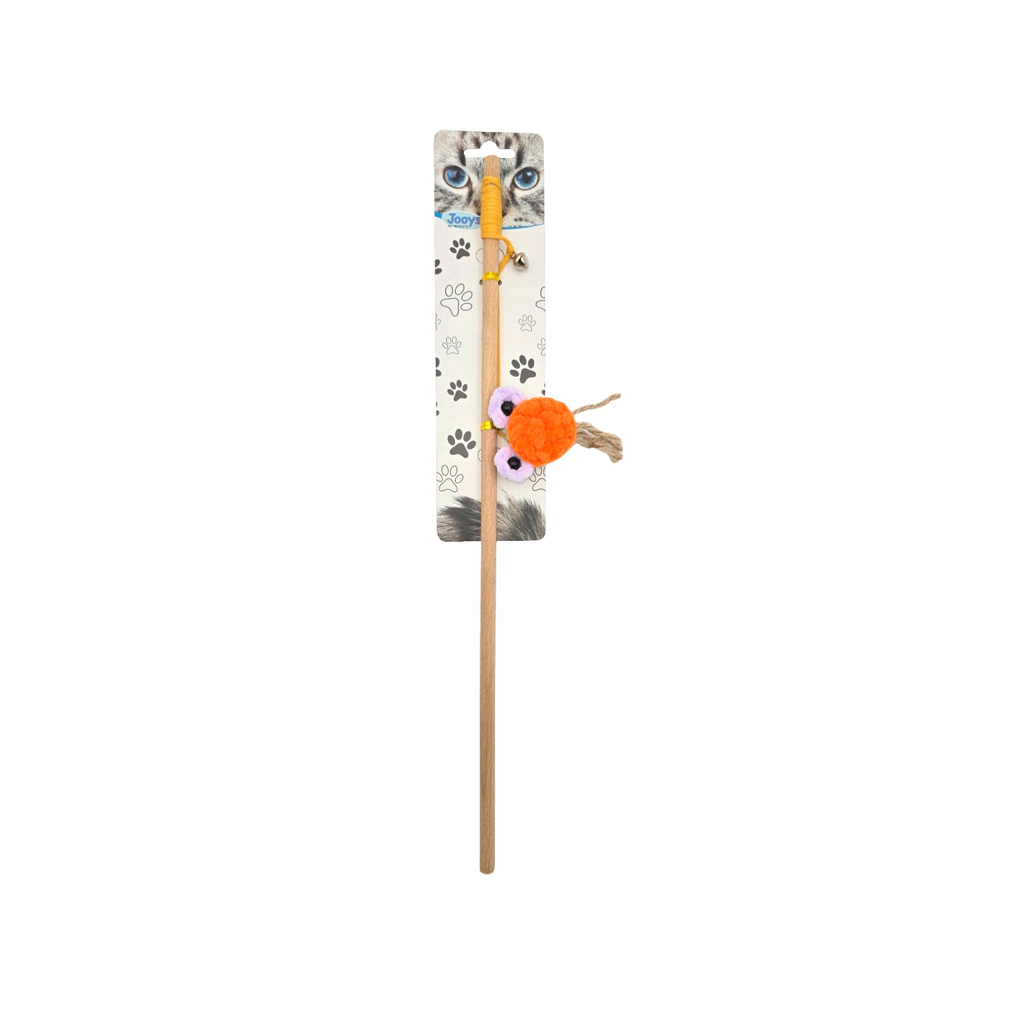 Jooys Hasır Kuyruklu Kadife Emoji Kedi Oltası - 1