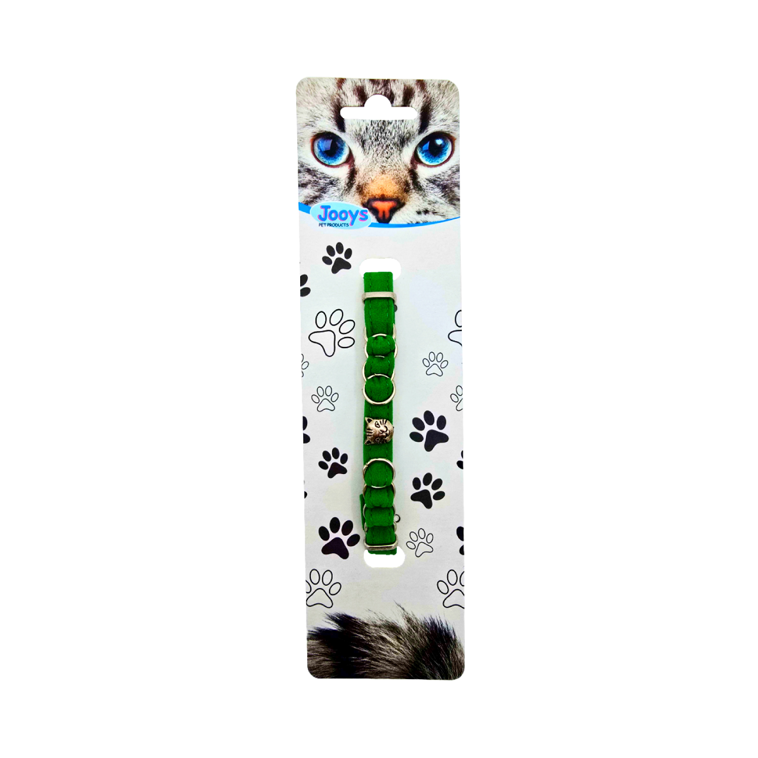Jooys Kadife Zilli Halkalı Kedi Boyun Tasması - 2