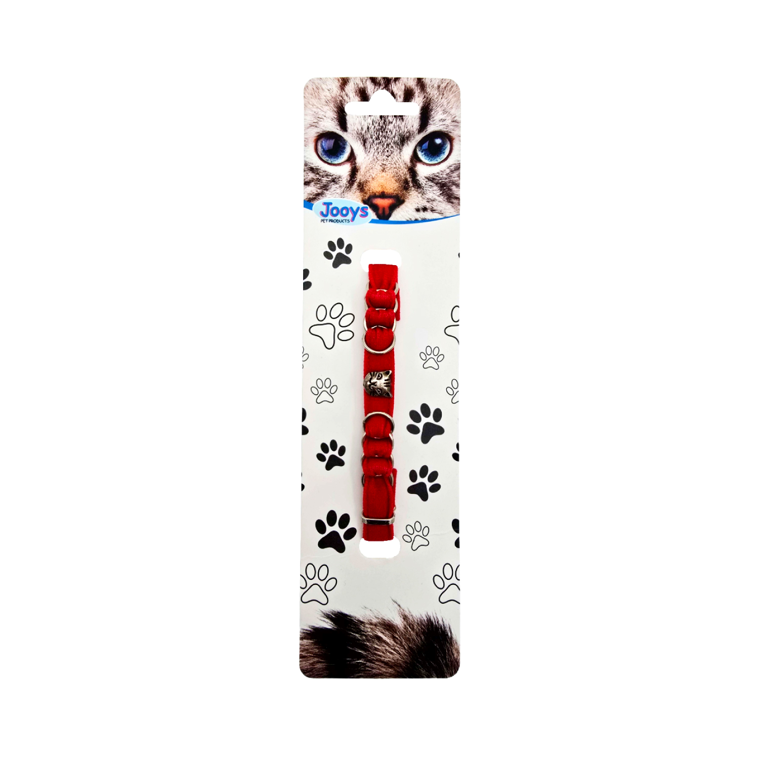 Jooys Kadife Zilli Halkalı Kedi Boyun Tasması - 3
