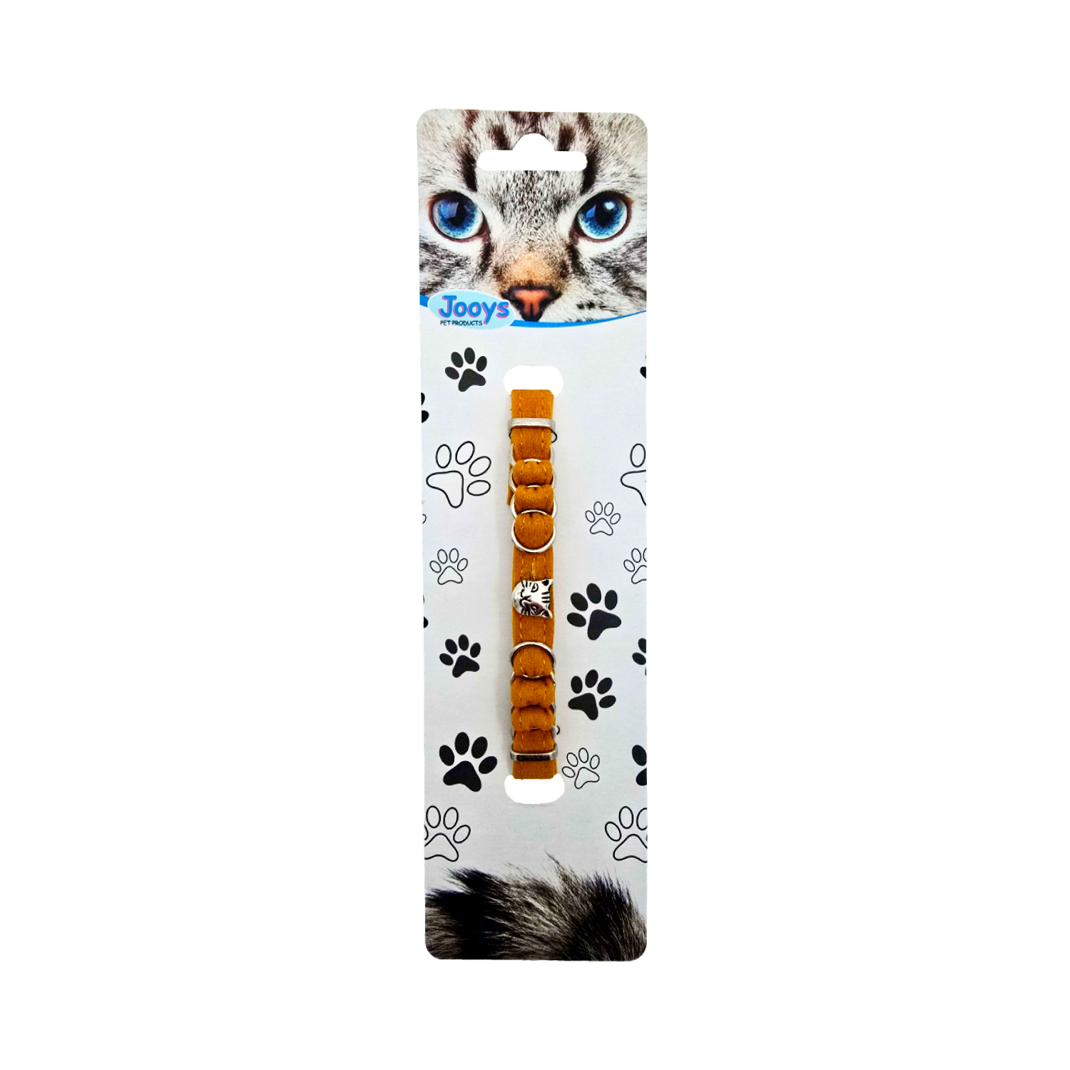 Jooys Kadife Zilli Halkalı Kedi Boyun Tasması - 4