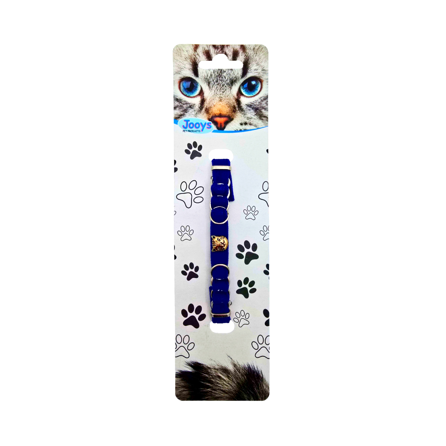 Jooys Kadife Zilli Halkalı Kedi Boyun Tasması - 5