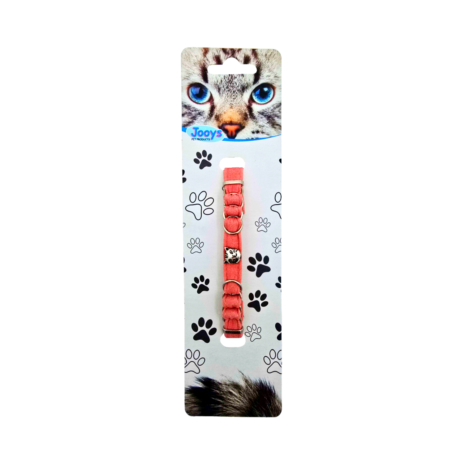 Jooys Kadife Zilli Halkalı Kedi Boyun Tasması - 6