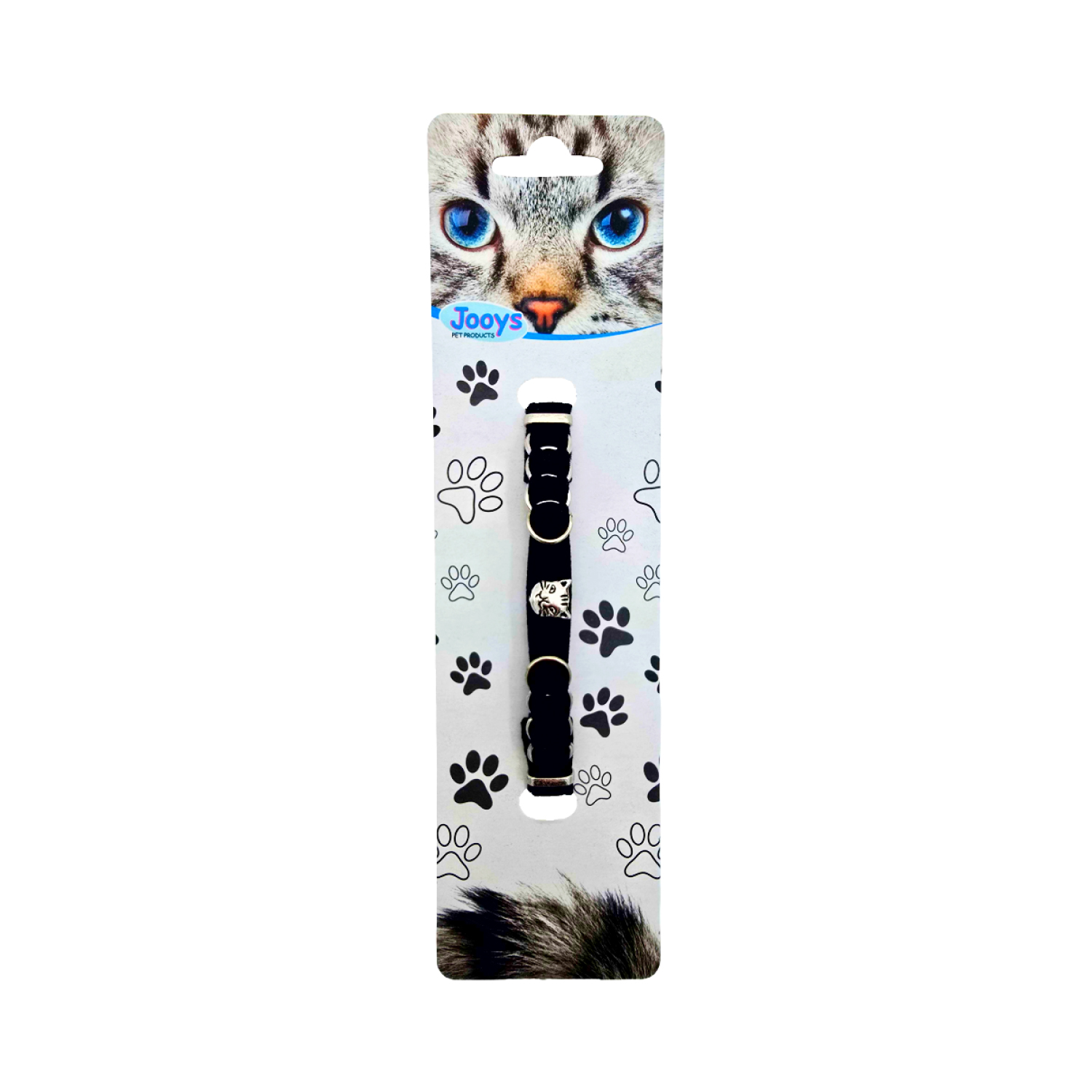Jooys Kadife Zilli Halkalı Kedi Boyun Tasması - 7