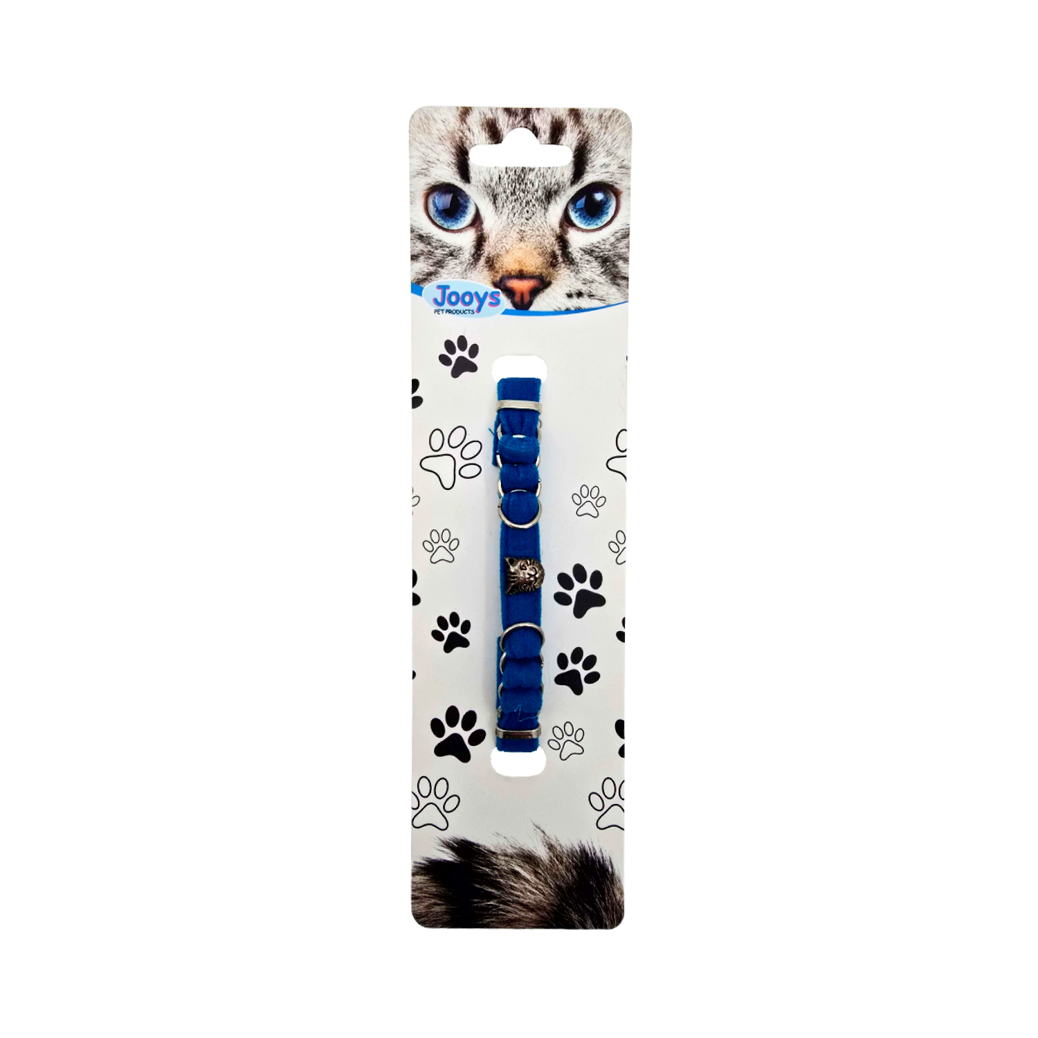 Jooys Kadife Zilli Halkalı Kedi Boyun Tasması - 8