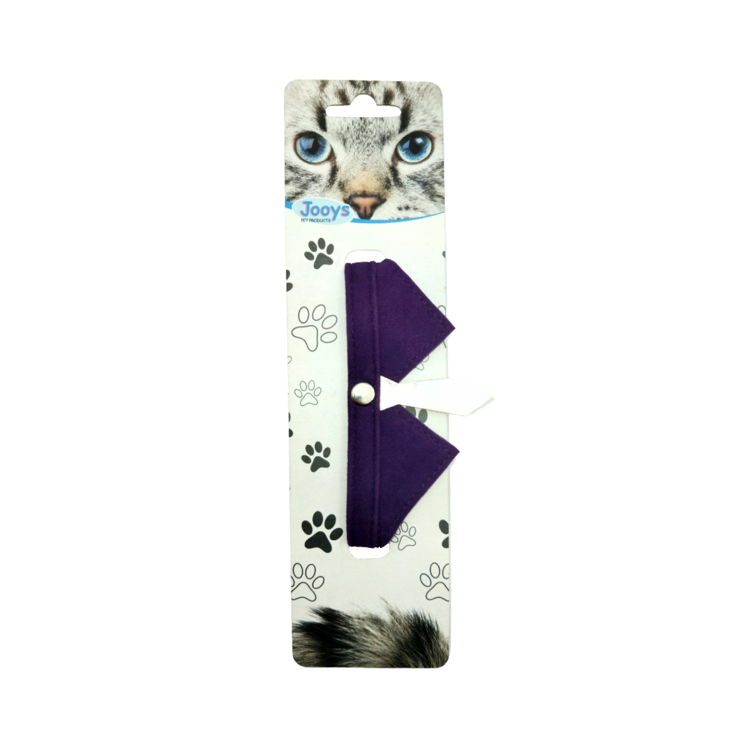 Jooys Kadife Zilli Kravatlı Kedi Boyun Tasması - 3