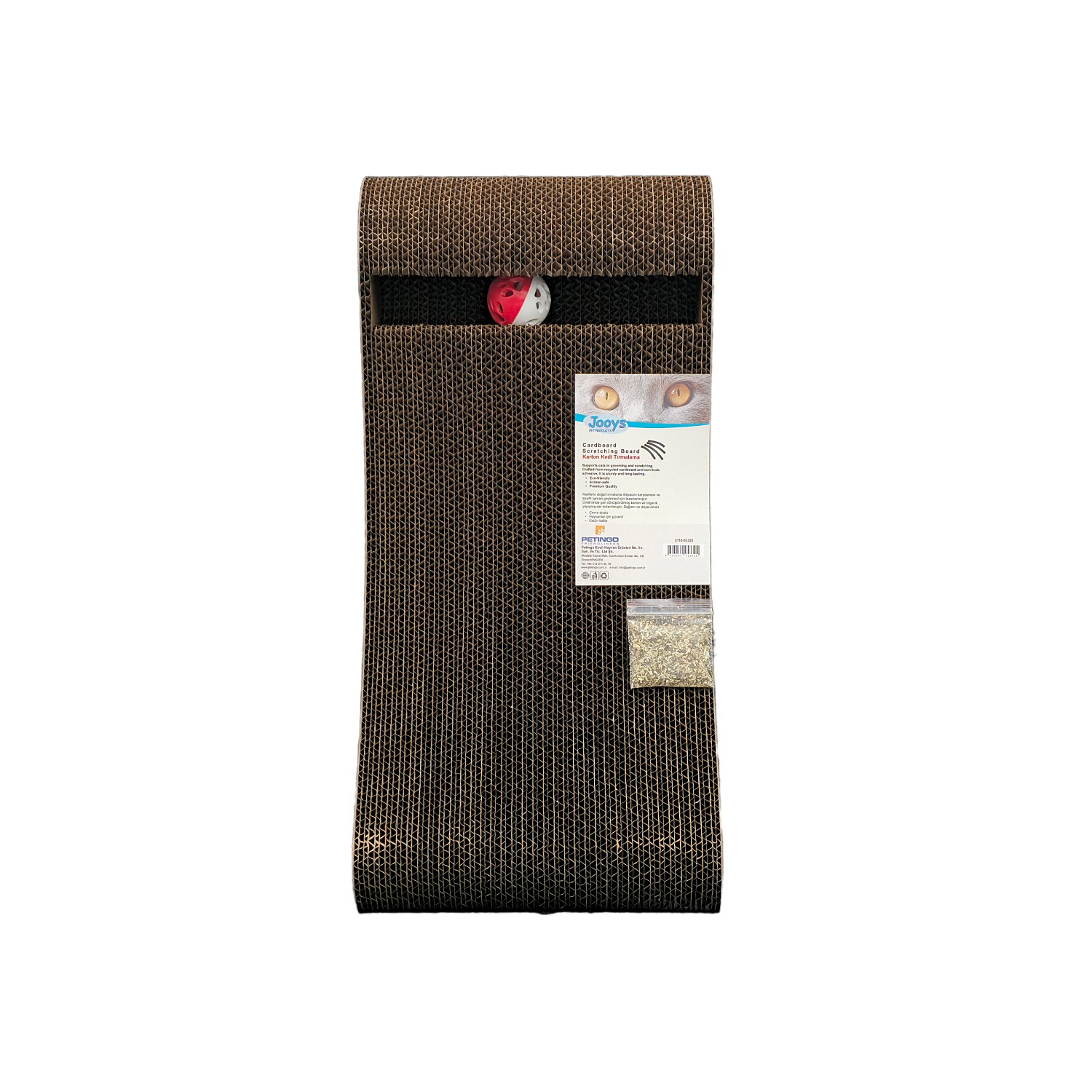 Jooys Karton Kedi Tırmalama 21x44x10 - 2