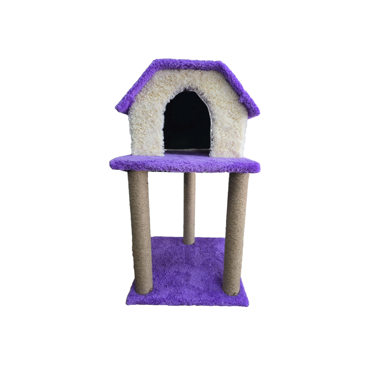 Jooys Kedi Tırmalama 2 Katlı Yuvalı 85 cm - 1