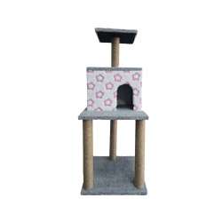 Jooys Kedi Tırmalama 3 Katlı Yuvalı 110 cm - 1