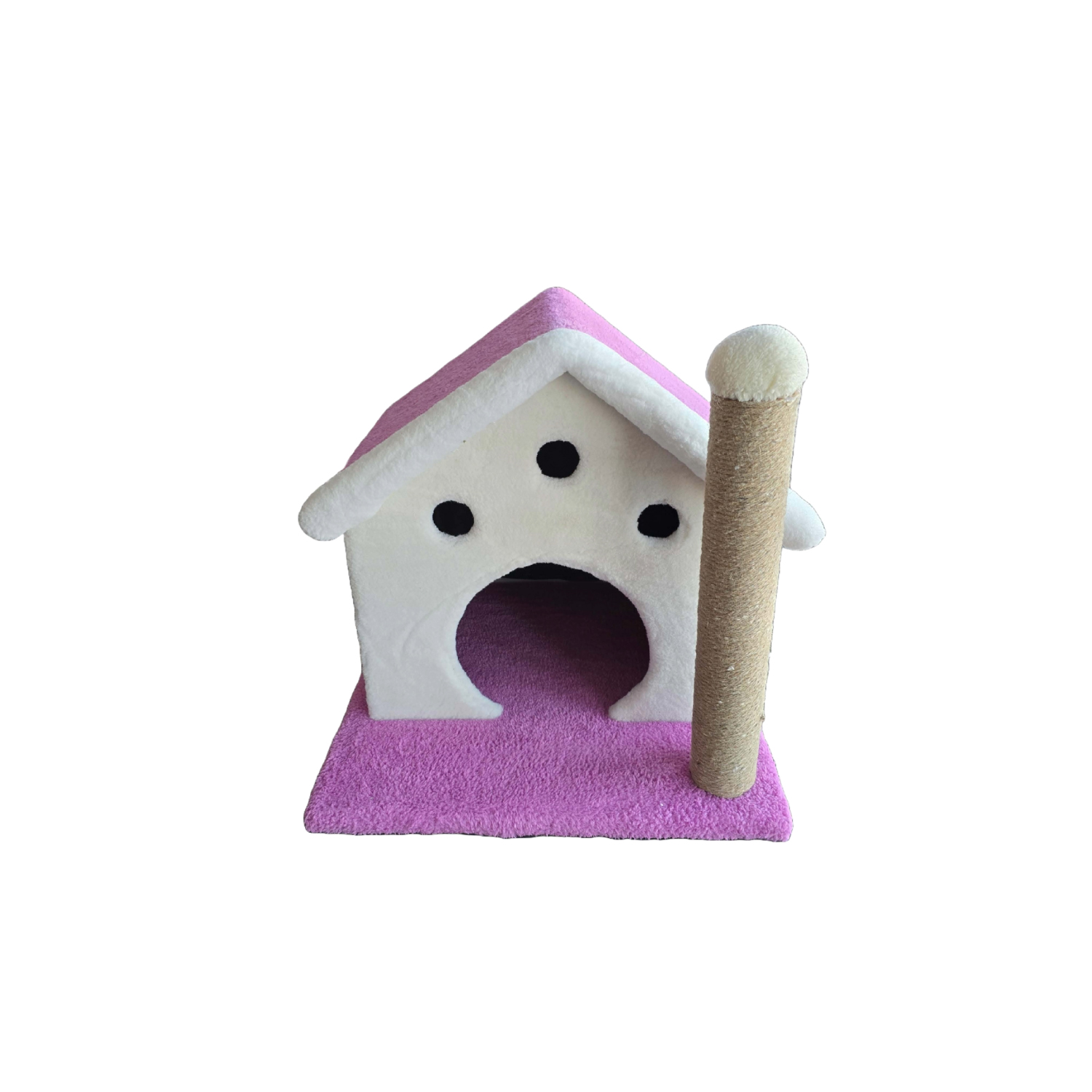 Jooys Kedi Tırmalama Çatılı Pencereli Ev Lüx - 1