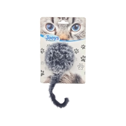 Jooys Kürklü Tırtıklı Kedi Topu - 1