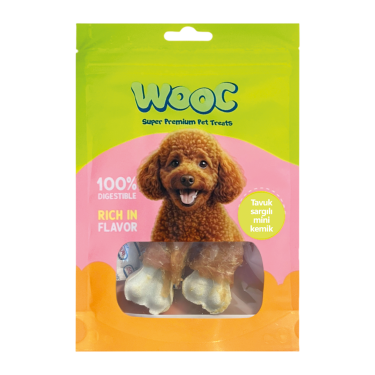 Mj24-wooc Tavuk Sargılı Mını Kemık Köpek Ödülü