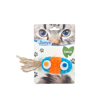 Jooys Catnip'li Kadife Renkli Saçak'li Kedi Topu