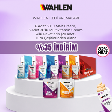 101- Wahlen kedi kreması set kampanya