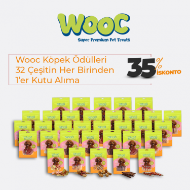 150-Wooc köpek ödülleri set kampanyası