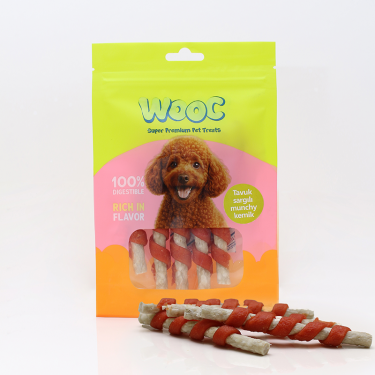 Mj29-wooc Tavuk Sargılı Munchy Kemık Köpek Ödülü