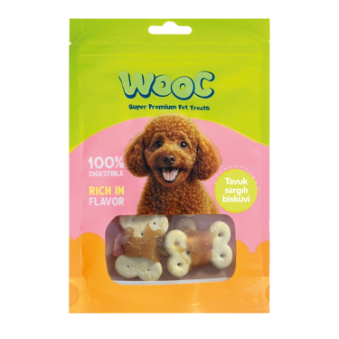 Mj22-wooc Tavuk Sargılı Bısküvı Köpek Ödülü