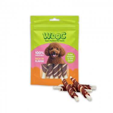 Mj45-wooc Ördek Kolajenı Ve Derı Kemık Köpek Ödülü