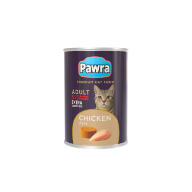 Pawra Yetışkın Kedı Tavuk Etlı Pate Konserve