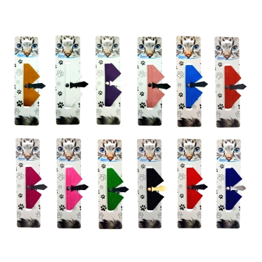 Jooys Kadife Kravatli Kedi Boyun Tasmasi Set 12 Li