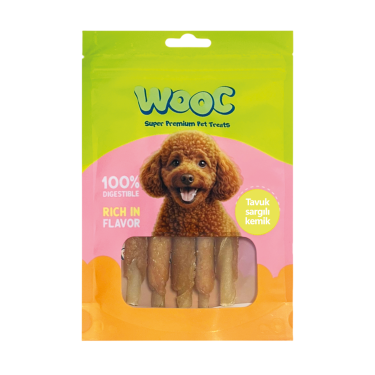 Mj02-wooc Tavuk Sargılı Kemık Köpek Ödülü