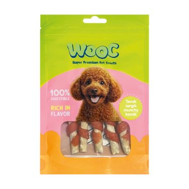 Mj29-wooc Tavuk Sargılı Munchy Kemık Köpek Ödülü