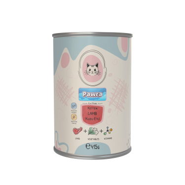 Pawra Kuzu Etlı Yavru Kedı Maması 415 Gr