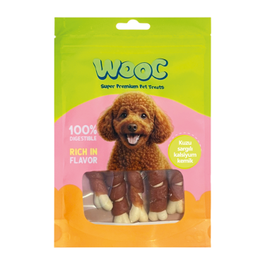 Mj12-wooc Kuzu Sargılı Kalsıyum Kemık Köpek Ödülü