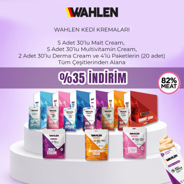101- Wahlen kedi kreması set kampanya