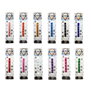 Jooys Kadife Yildizli Kedi Boyun Tasmasi Set 12 Li