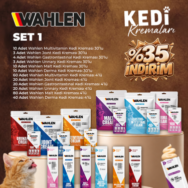 101- Wahlen kedi kreması set 1