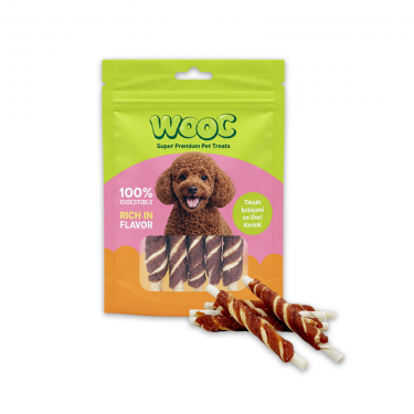 Mj44-wooc Tavuk Kolajenı Ve Derı Kemık Köpek Ödülü