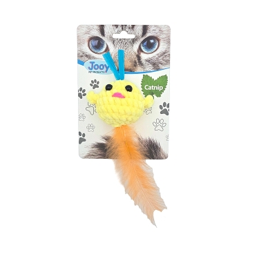Jooys Catnip'li Kadife Tüylü Civciv Kedi Oyuncagi