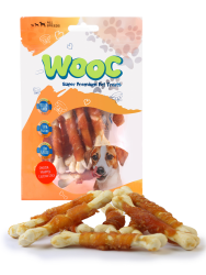 Wooc Dog Tavuk Sargılı Kalsiyum Kemikli Ödül 80 g - 2