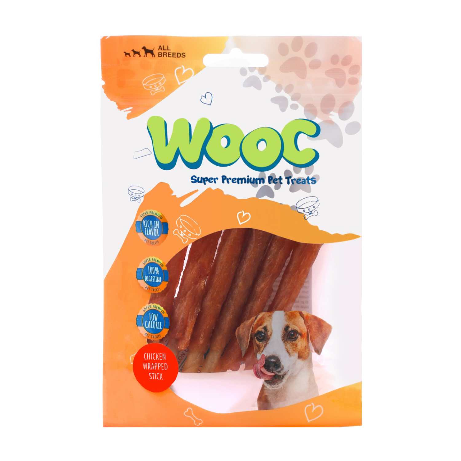 Wooc Dog Tavuk Sargılı Natural Stick Ödül 80 g - 1