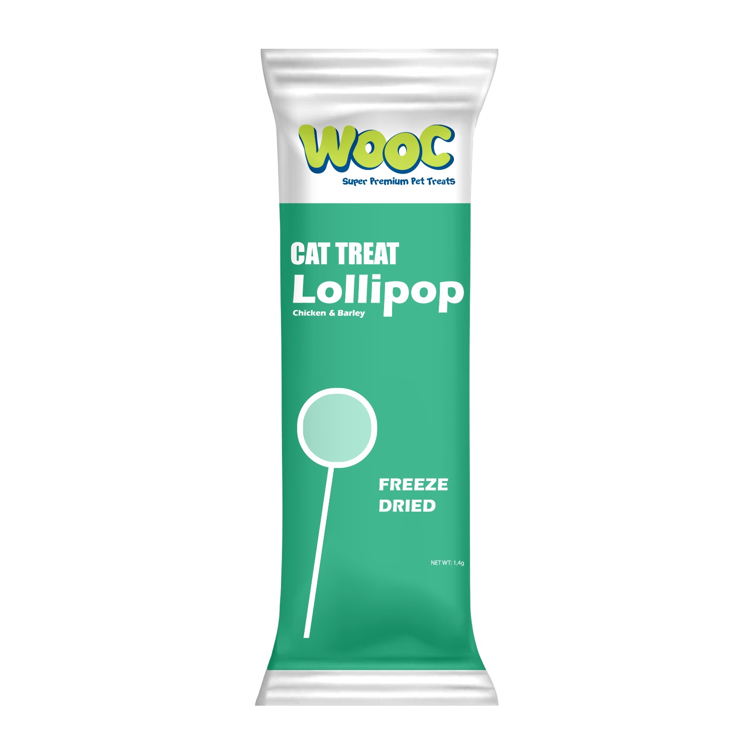 Wooc Tavuk ve Arpalı Kedi Lolipop 50'li - 1