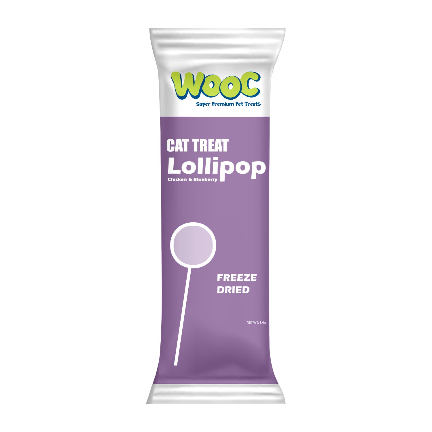 Wooc Tavuk ve Yaban Mersinli Kedi Lolipop 50'li - 1