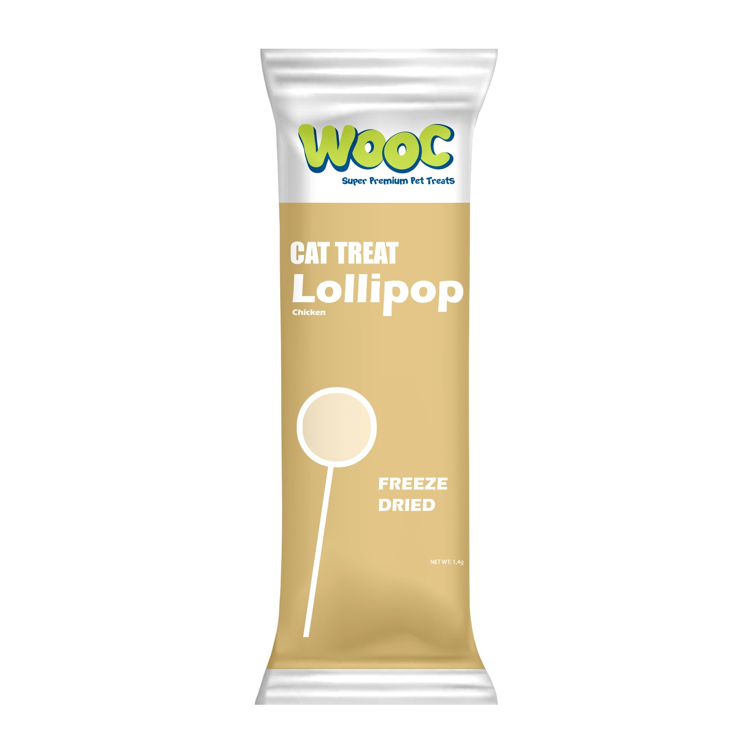 Wooc Tavuklu Kedi Lolipop 50'li - 1